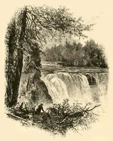 Part of High Fall 1872. Creator: Harry Fenn
