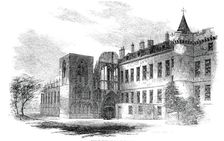 Part of Holyrood Palace and Abbey, 1850. Creator: Unknown