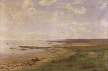 Part of Jutland's east coast; Quiet summer day, 1886. Creator: Anton Thorenfeld
