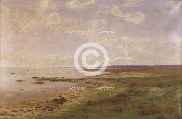 Part of Jutland's east coast; Quiet summer day, 1886. Creator: Anton Thorenfeld.