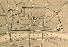 Part of Modern London, Showing the Ancient Wall 1897. Creator: Unknown