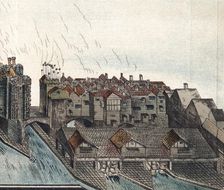 Part of Old London Bridge, c1600