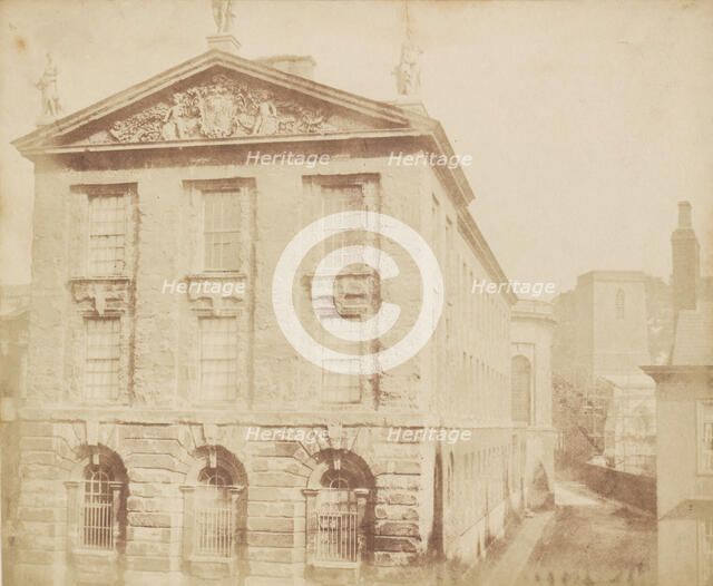 Part of Queens College, Oxford, September 4, 1843. Creator: William Henry Fox Talbot.