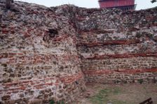 Part of Roman City Wall near Balkern Gate, Colchester, Essex, England, c20th century. Artist: CM Dixon
