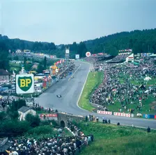 Part of Spa-Francorchamps race track, Belgian Grand Prix, Belgium, 1963