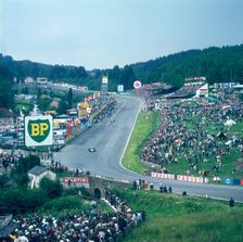 Part of Spa-Francorchamps race track, Belgian Grand Prix, Belgium, 1963