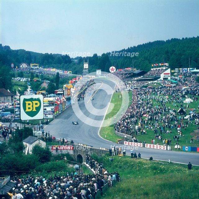 Part of Spa-Francorchamps race track, Belgian Grand Prix, Belgium, 1963. Artist: Unknown