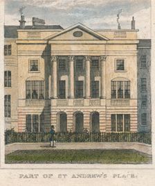 Part of St. Andrew's Place 19th century. Creator: Unknown