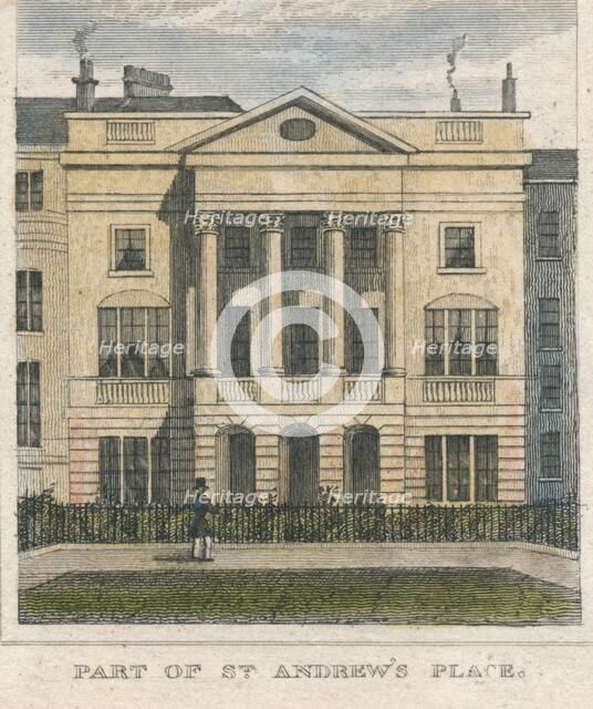 'Part of St. Andrew's Place', 19th century. Creator: Unknown.