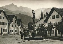 Partenkirchen, Floriansplatz 1931. Artist: Kurt Hielscher