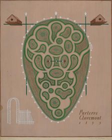 Parterre Claremont, c. 1936. Creator: Helen Miller