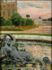 Parterre du Nord, Fontaine des Sirenes, 1913. Creator: Carroll Beckwith