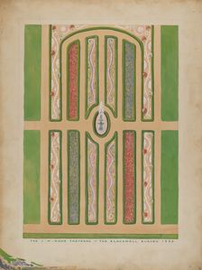 Parterre - J. W. Wood, c. 1936. Creator: Meyer Goldbaum