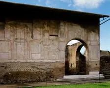 Partial view of the rooms, Terme Stabiane, Pompeii, Italy, 3rd century BC, (2002). Creator: LTL