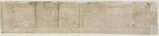 Partial Architectural Study, first half 1500s. Creator: Unknown