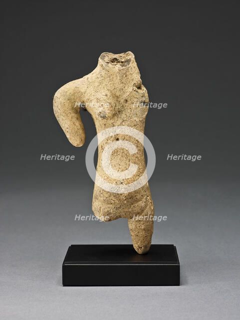 Partial Figure of a Pregnant Women, c. 1000-300 B.C. Creator: Unknown.