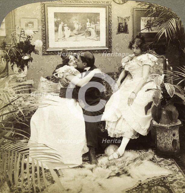 'Partiality'.Artist: Underwood & Underwood