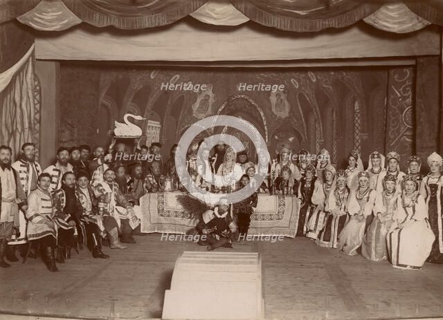 Participants of the production "Russian Wedding", Krasnoyarsk amateurs of dramatic art, 1895. Creator: Unknown.