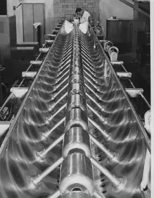 Particle accelerator, Cern, Geneva, 20th century. Creator: Unknown