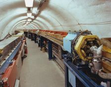 Particle accelerator tunnel, Cern, Geneva, 20th century. Creator: Unknown