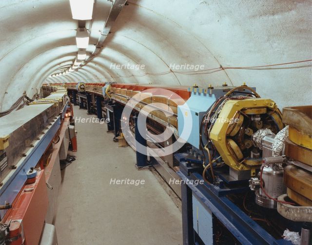 Particle accelerator tunnel, Cern, Geneva, 20th century.  Creator: Unknown.