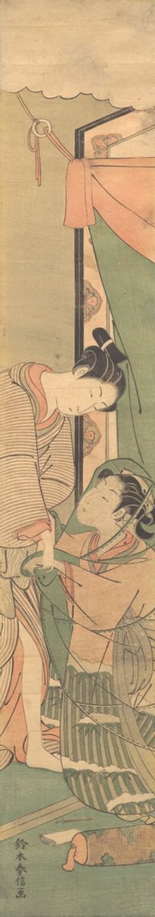 Parting of Lovers: The Morning After, ca. 1765-70., ca. 1765-70. Creator: Suzuki Harunobu