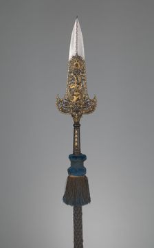 Partisan Carried by the Bodyguard of Louis XIV, French, Paris, c1679. Creator: Jean Berain