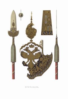 Partisan. From the Antiquities of the Russian State, 1849-1853. Creator: Solntsev, Fyodor Grigoryevich (1801-1892)