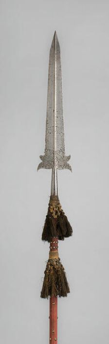 Partisan, Italy, early 17th century. Creator: Unknown