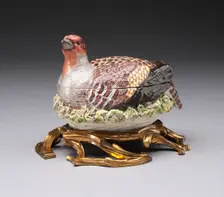 Partridge Tureen, Meissen, c. 1748. Creator: Meissen Porcelain