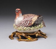 Partridge Tureen, Meissen, c. 1748. Creator: Meissen Porcelain