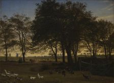 Party at Iselingen; September evening, 1865. Creator: Peter Christian Thamsen Skovgaard