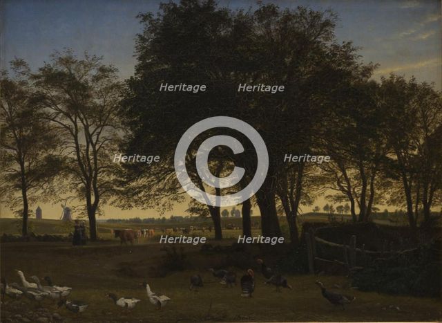Party at Iselingen; September evening, 1865. Creator: Peter Christian Thamsen Skovgaard.