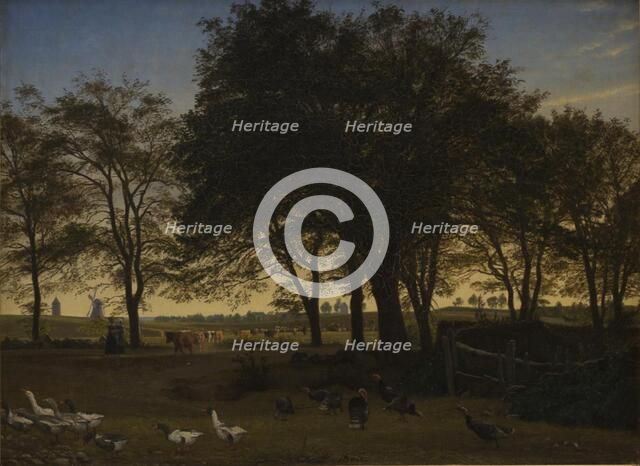 Party at Iselingen; September evening, 1865. Creator: Peter Christian Thamsen Skovgaard.