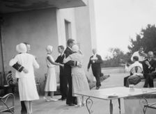 Party at "The Shallows," property of Lucien Hamilton Tyng, Southampton, Long Island, 1931 Aug. Creator: Arnold Genthe