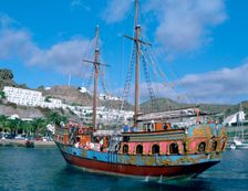 Party Boat Puerto Rico, Gran Canaria, Canary Islands. Creator: Peter Thompson
