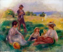 Party in the Country at Berneval 1898. Artist: Pierre-Auguste Renoir