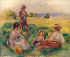Party in the Country at Berneval, 1898. Creator: Pierre-Auguste Renoir