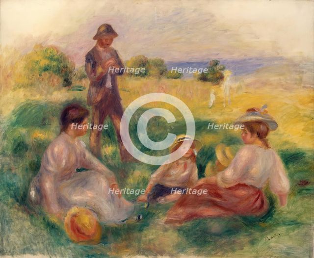 Party in the Country at Berneval, 1898. Creator: Pierre-Auguste Renoir.