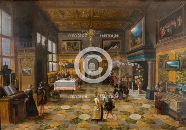 Party Scene; Allegory of the Five Senses, 1605-1652. Creator: Bartholomeus van Bassen.
