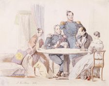 Party playing cards, 1840. Creator: Johan Knutson