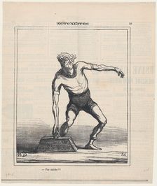 Pas mèche!!!, 1872. Creator: Honore Daumier