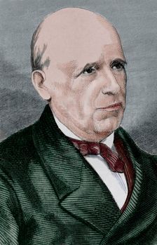 Pascual Madoz Ibáñez (1806-1870), Spanish politician, statistician, 1870. Creator: Unknown