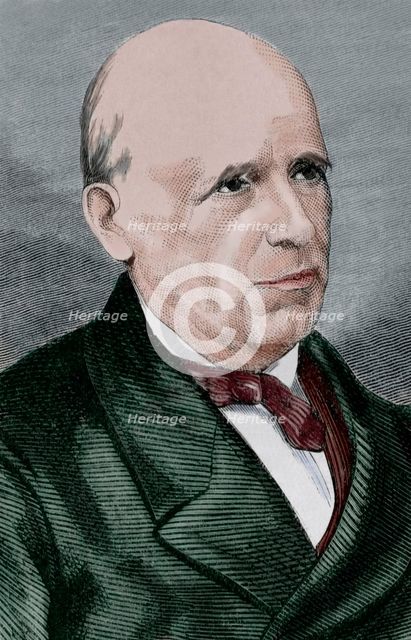 Pascual Madoz Ibáñez (1806-1870), Spanish politician, statistician, 1870. Creator: Unknown.