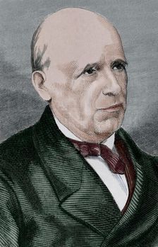Pascual Madoz Ibáñez (1806-1870), Spanish politician, statistician, 1870. Creator: Unknown