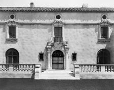 Pasadena, California, Mrs. Herbert Coppell home - view of doorway and entrance, 1917. Creator: Frances Benjamin Johnston