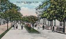 Paseo Martí, Santiago de Cuba c1910. Creator: Unknown