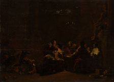 Pashur Smiting Jeremiah in the Temple, c.1648. Creator: Leonard Bramer