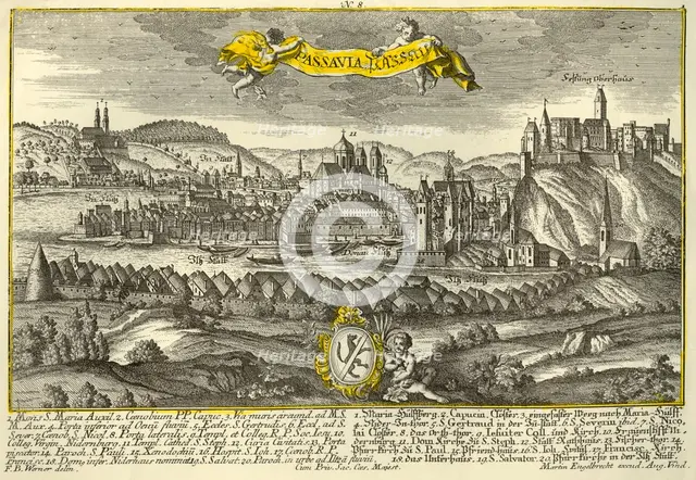 Passau, c1740. Creator: Johann Georg Ringlin.