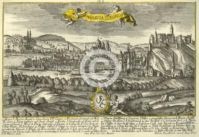 Passau, c1740. Creator: Johann Georg Ringlin.